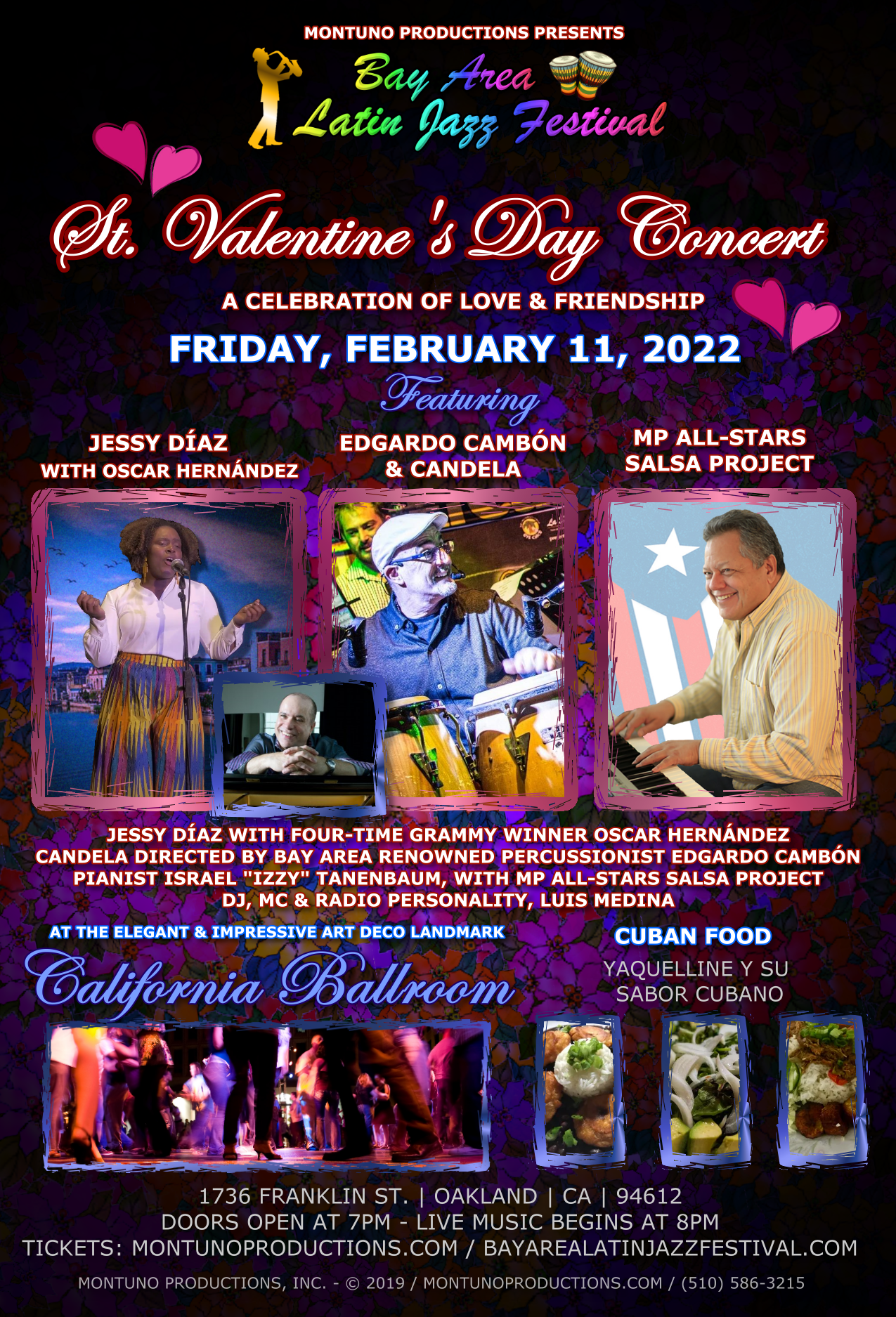 2nd Annual St. Valentine's Day Concert at the California Ballroom