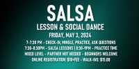 Salsa Lessons with Ava & Rodolfo - Friday, May 3, 2024