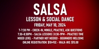 Salsa Lessons with Ava & Rodolfo - Friday, May 10, 2024